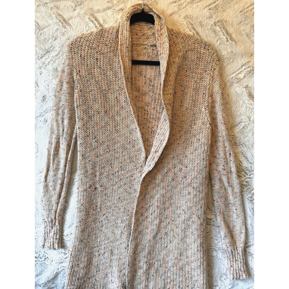 BCBG MAX AZRIA SWEATER Cardigan Size S  MULTI COLOR Open Front - Picture 3 of 10